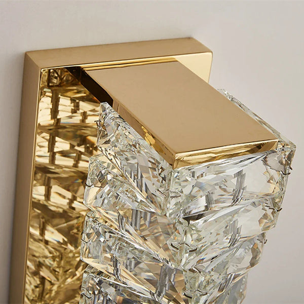 Applique murale en cristal de designer contemporain