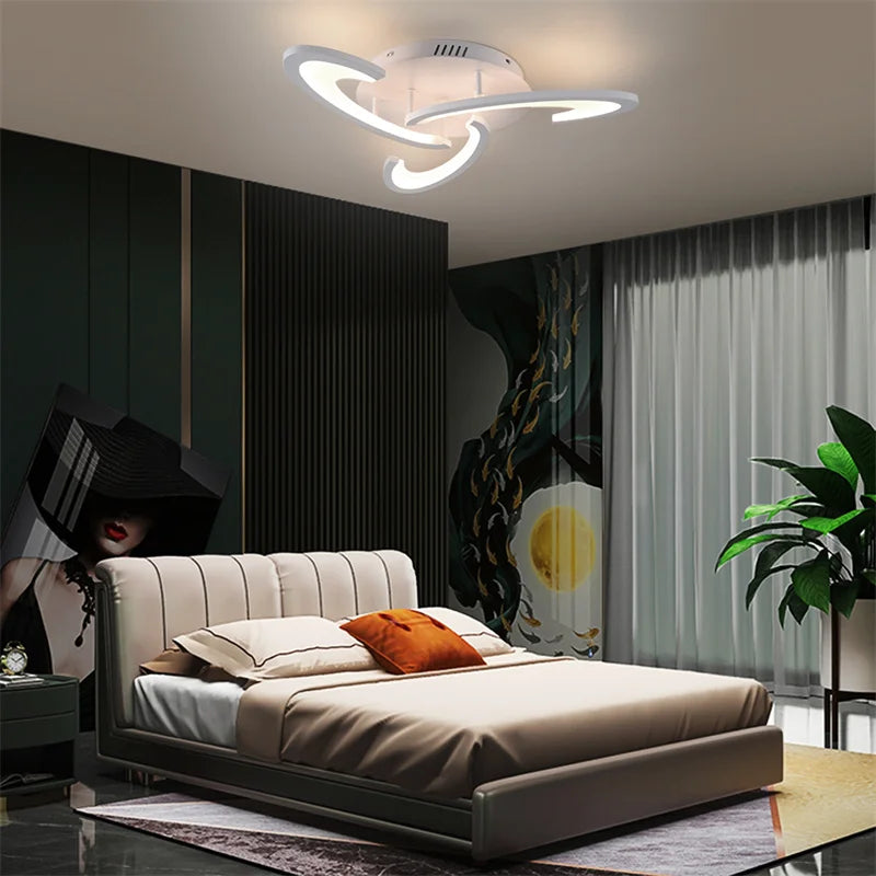 Plafonnier intérieur moderne en acrylique - Luminaire décoratif idéal