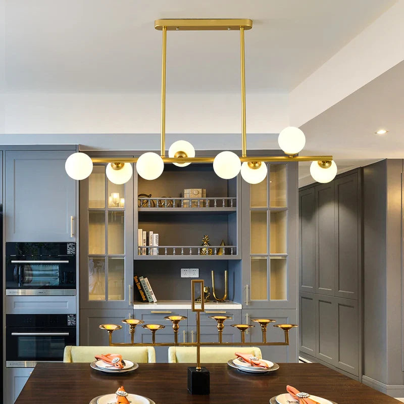 Lustre Horizonglass Boules Design