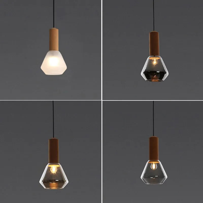 Suspension LED en cuivre au design nordique de luxe