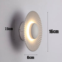 Applique murale LED Design en forme de disque pour le secteur hôtelier et de la restauration.