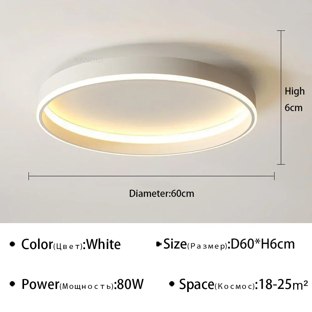 Lustre Nordique Moderne à LED pour un Intérieur Décoratif