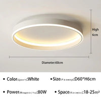 Lustre Nordique Moderne à LED pour un Intérieur Décoratif