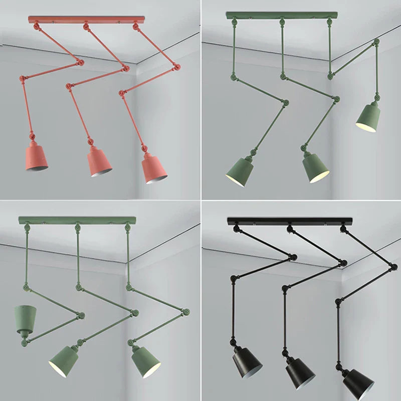 Suspension Nordica - Bras Longs Réglables pour Éclairage de Décoration Intérieure