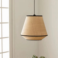 Suspension Bohême Wabi Sabi en rotin fait main - Parfait pour la déco intérieure