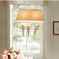 Lustre japonais "Oiseau en suspension"