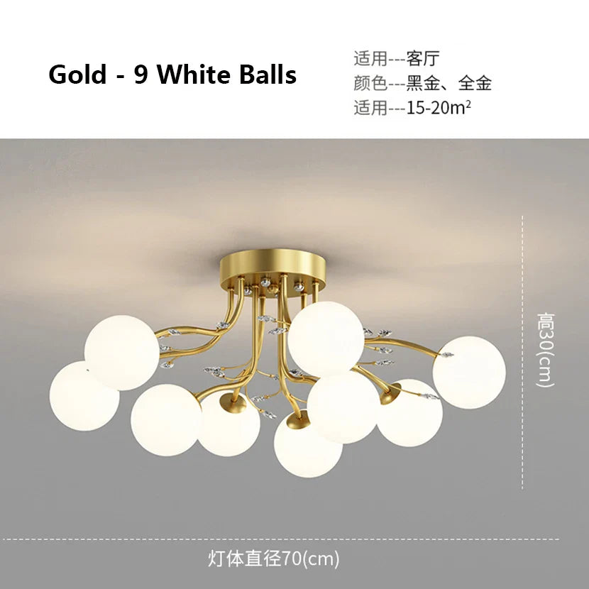Lustre LED Moderne en Fer pour un Loft Élégant