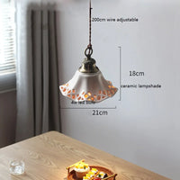 Suspension LED en céramique contemporaine minimaliste