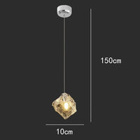 Lustre Moderne LED pour Éclairage Intérieur Suspendu