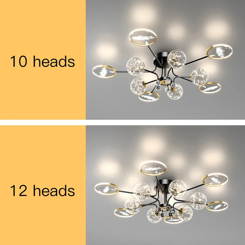 Plafonnier LED Smart avec télécommande