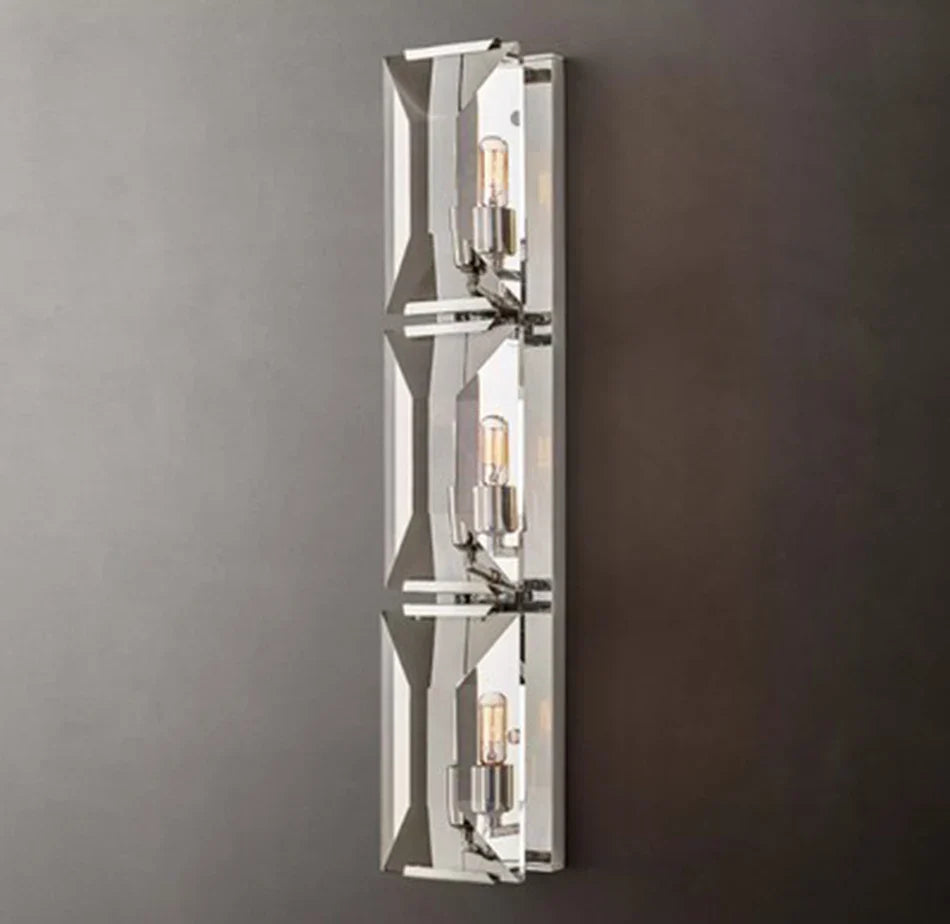 Applique murale LED en cristal pour chambre et salon - Éclairage élégant et moderne