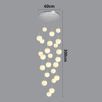 Suspension luminaire nordique pour éclairer l'intérieur de votre escalier.