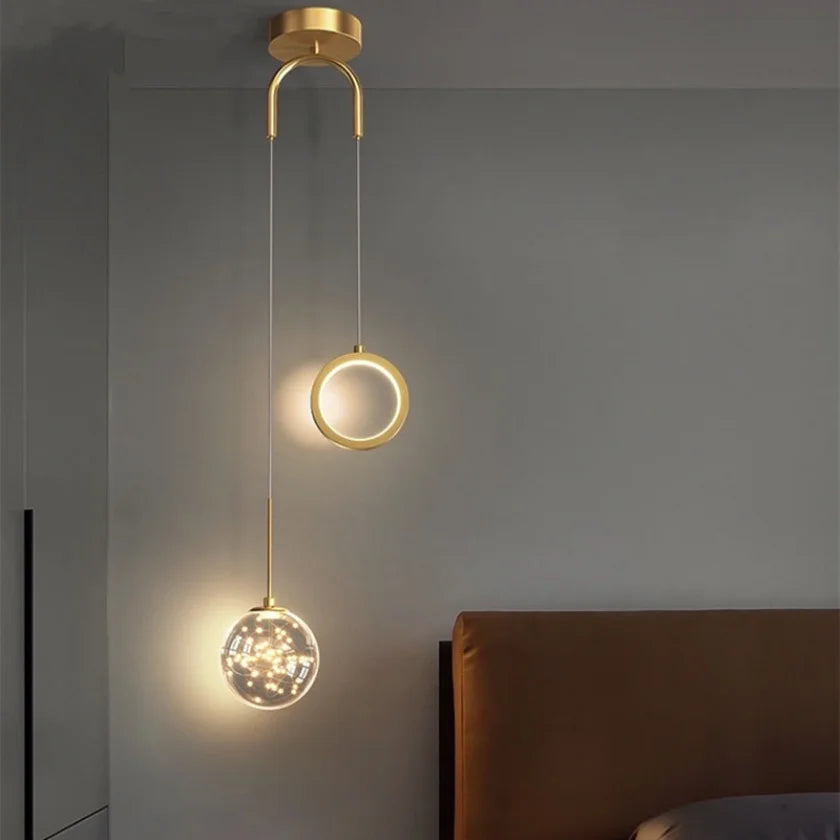 Éclairage de suspension LED pour chambre à coucher - Style Moderne et Élégant
