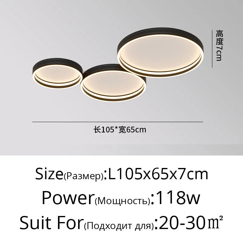 Plafonnier LED Design - Éclairage Intérieur Décoratif