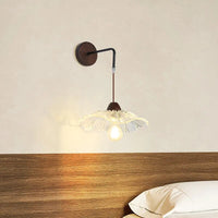Applique murale nordique en bois & verre