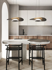 Suspension LED en métal au design nordique ajustable