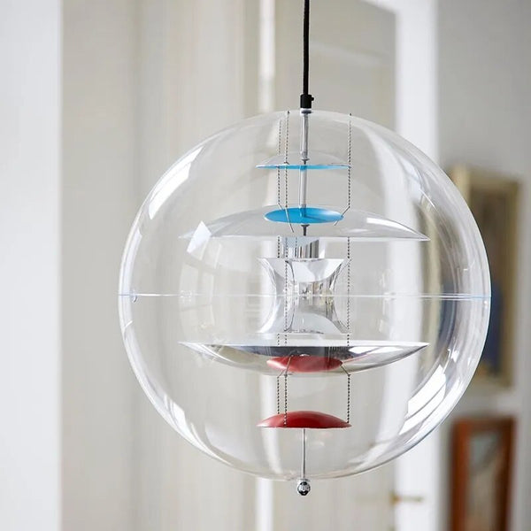Suspension Globe: Design nordique en verre