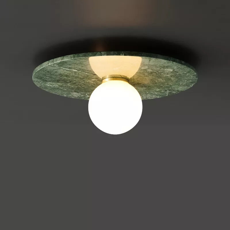 Lampe Plafonnier en marbre nordique pour la décoration intérieure de salon et chambre