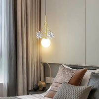 Suspension LED en cristal nordique, design décoratif