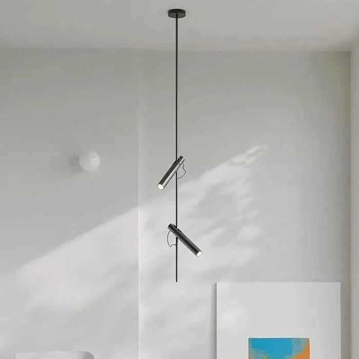 Lampe Suspendue LED Moderne Rotative avec 1/2/3 Têtes pour Intérieur - Luminaé