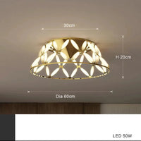 Plafonnier LED Minimaliste Moderne avec Abat-Jour Fantaisie: Style Durable