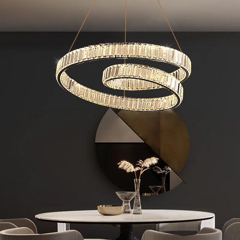 Suspension Cristal LED Luxe - Élégance et Style