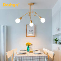 Lustre Branché Minimaliste en Forme de Branche Plafonnier Plaqué Or pour Hôtel, Restaurant, Salon, Cuisine et Chambre