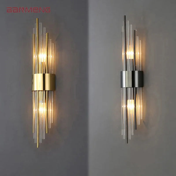 Applique Murale LED Dorée de Luxe