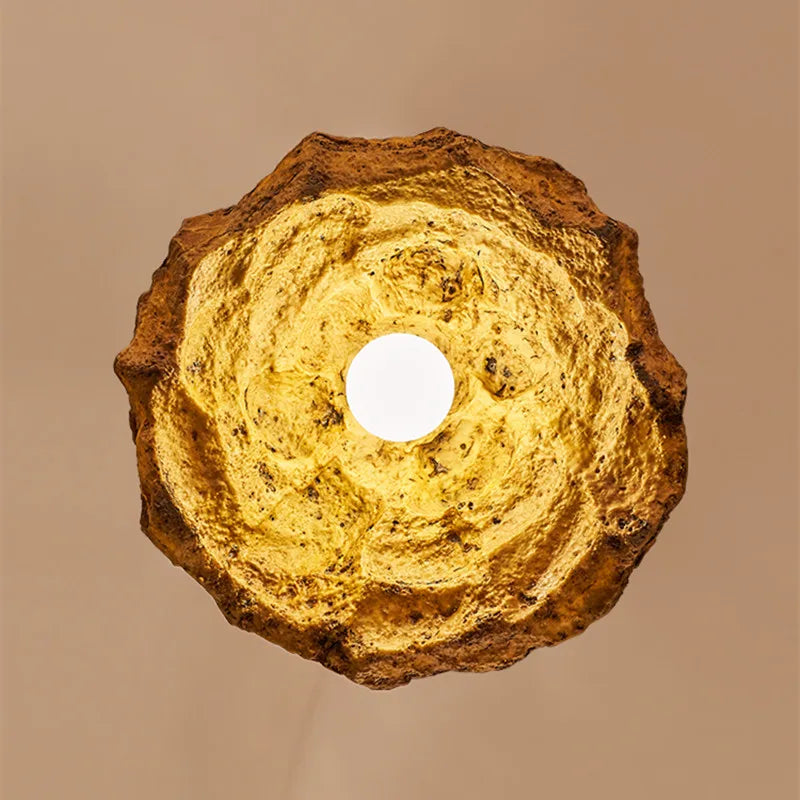 Lustre LED nordique design Wabi Sabi pour une décoration créative et moderne