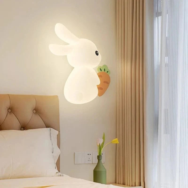Lampe murale LED Lapin Mignon pour Chambre Enfant