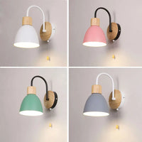 Applique Murale Nordique Moderne Macaron avec Interrupteur LED - Édition Exclusive