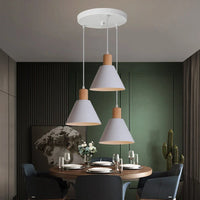 Lampe Suspension LED Nordique Blanc - 1/3 Têtes