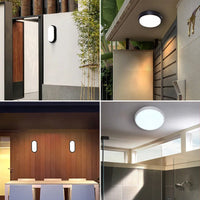 Applique murale LED extérieure étanche - modèle rond