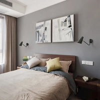 Applique murale rétro réglable Noir & Or LED E27