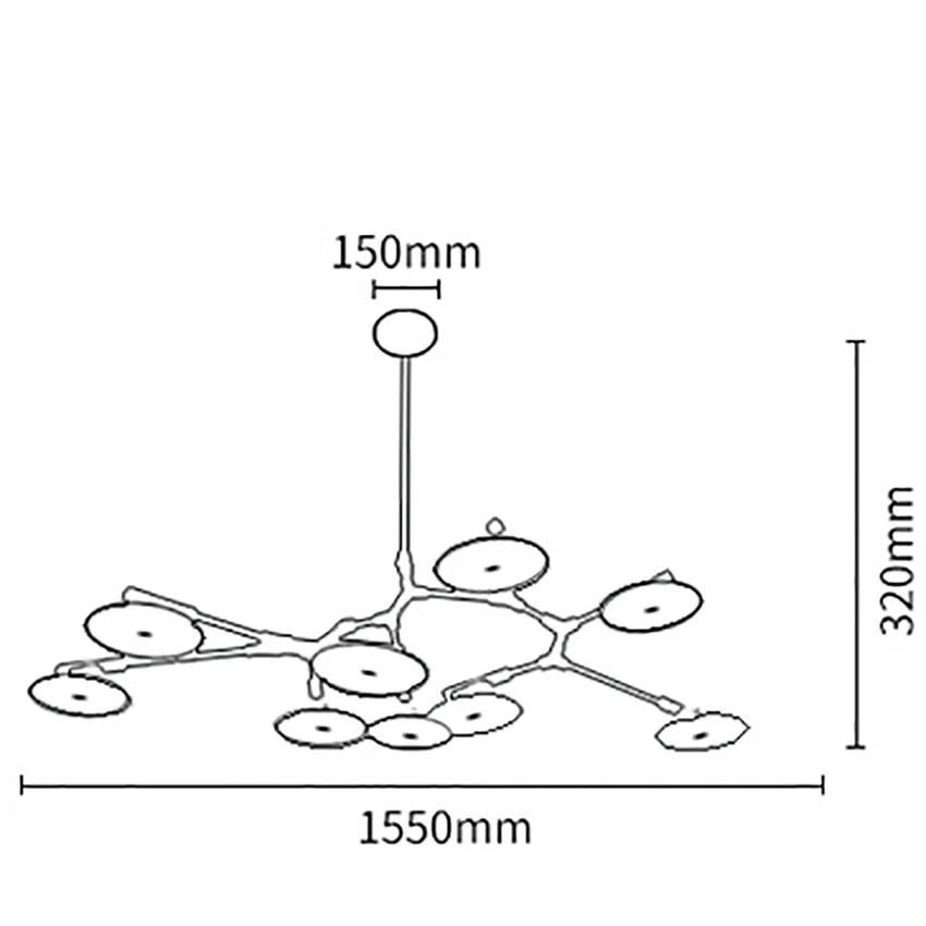 Lustre Moléculaire Sandyha - Luminaire Suspendu Soffitto