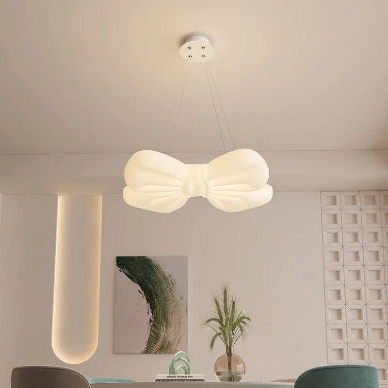 Plafonnier LED "Nœud Romantique" pour Petite Fille