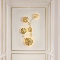 Applique Murale LED Dorée Élégante - Style Moderne pour Décoration d'Intérieur