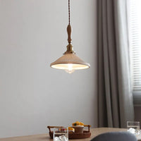Suspension LED Cuivre et Bois : Décoration Intérieure Moderne