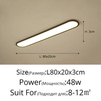 Lustre Moderne Nordique Rectangulaire LED pour Bar