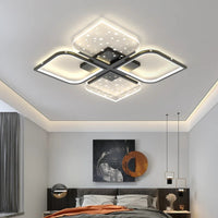 Lustre LED Modern Starry Sky Grass Blades Interior Lightning