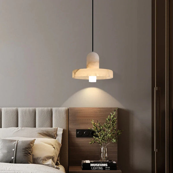 Lustre en marbre espagnol de luxe tout en cuivre pour restaurants et hôtels de charme