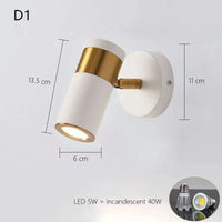 Applique murale nordique LED ajustable