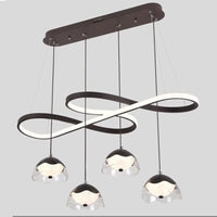 Lustre LED moderne pour éclairage intérieur suspendu