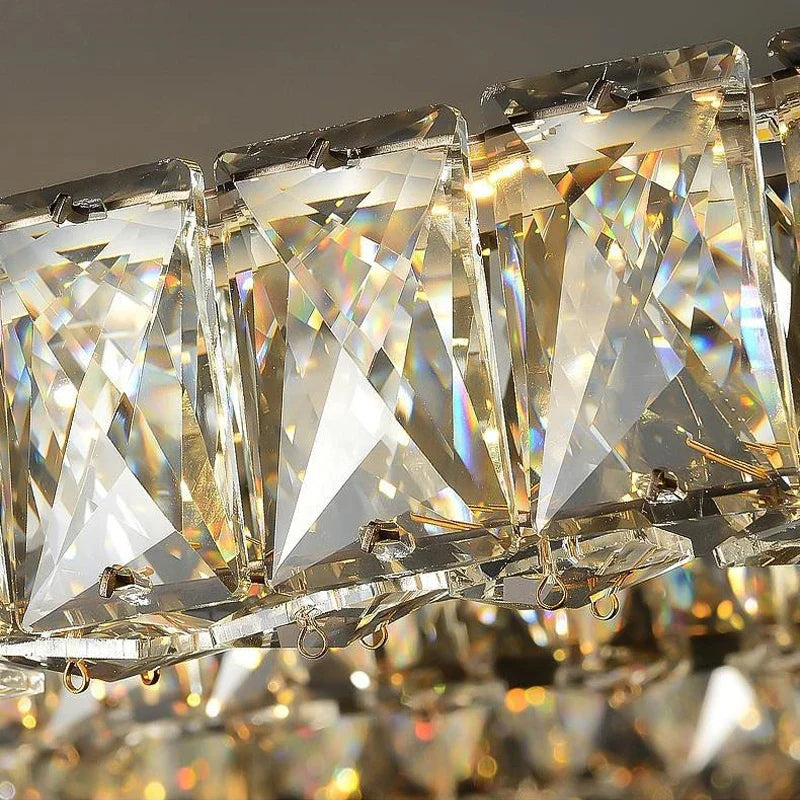 Plafonnier LED Luxe Doré Cristiano