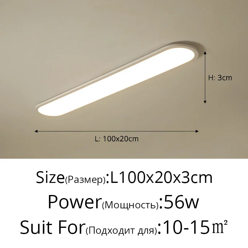Lustre LED Moderne pour Restaurant Nordique Rectangulaire Créatif