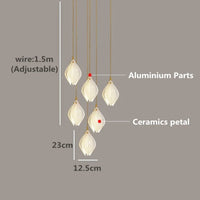 Suspension céramique design