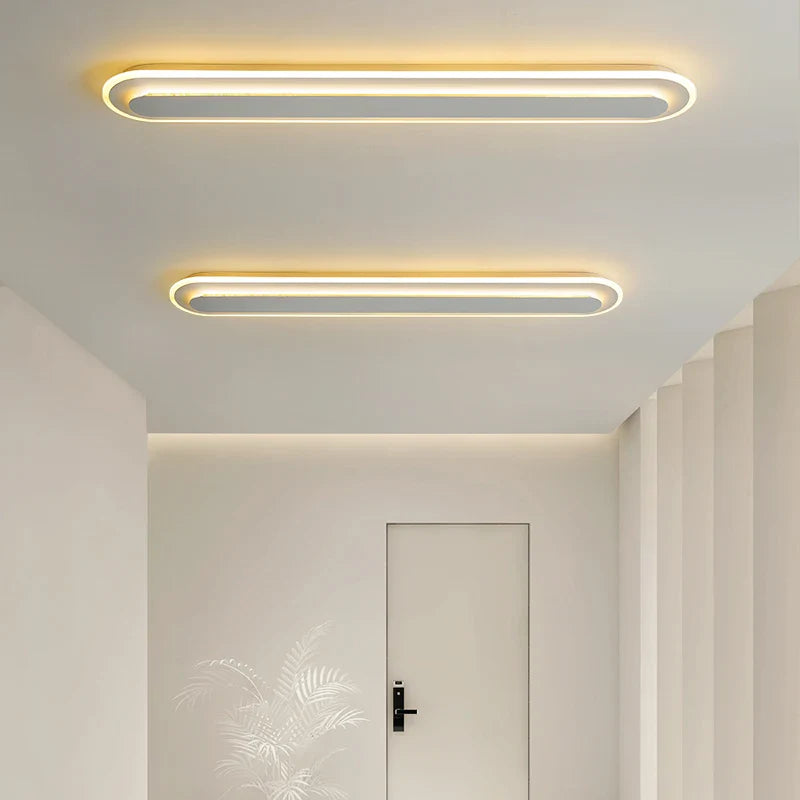 Bande LED pour allée et couloir : Lustres modernes minimalistes pour une entrée nordique créative