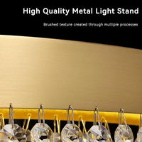 Plafonnier LED Moderne en Cristal - Luminaire Décoratif d'Intérieur