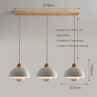 Suspension nordique en bois.