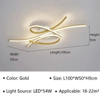 Plafonnier LED moderne pour hôtel et intérieur - Luxe illuminé